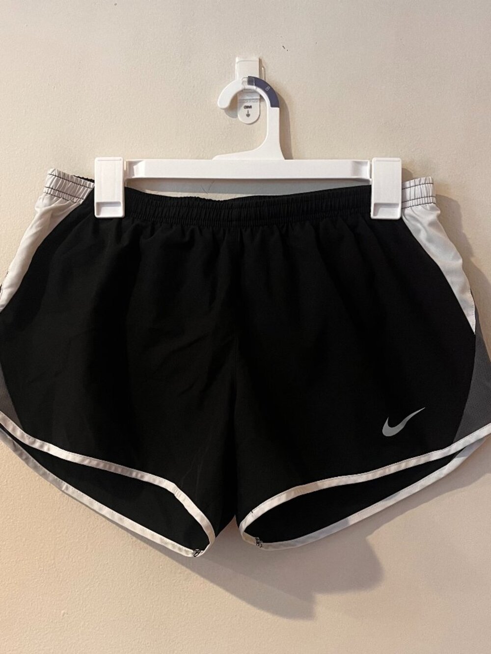 Nike Black and Grey Workout Shorts | Size Medium